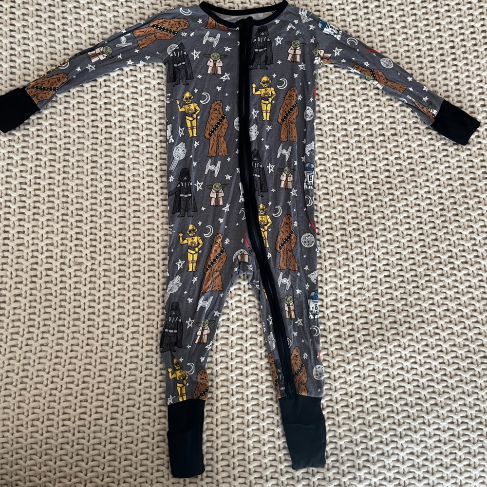 Little Sleepies Star Wars print - 12-18 months